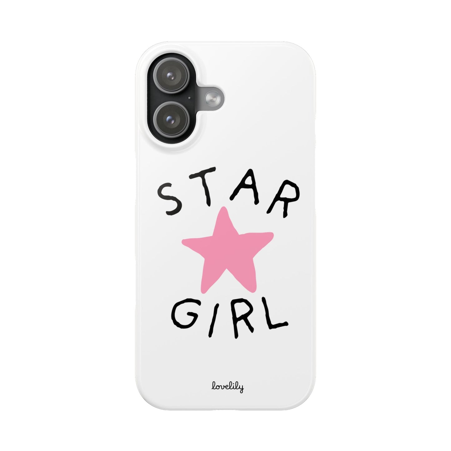star girl slim phone case
