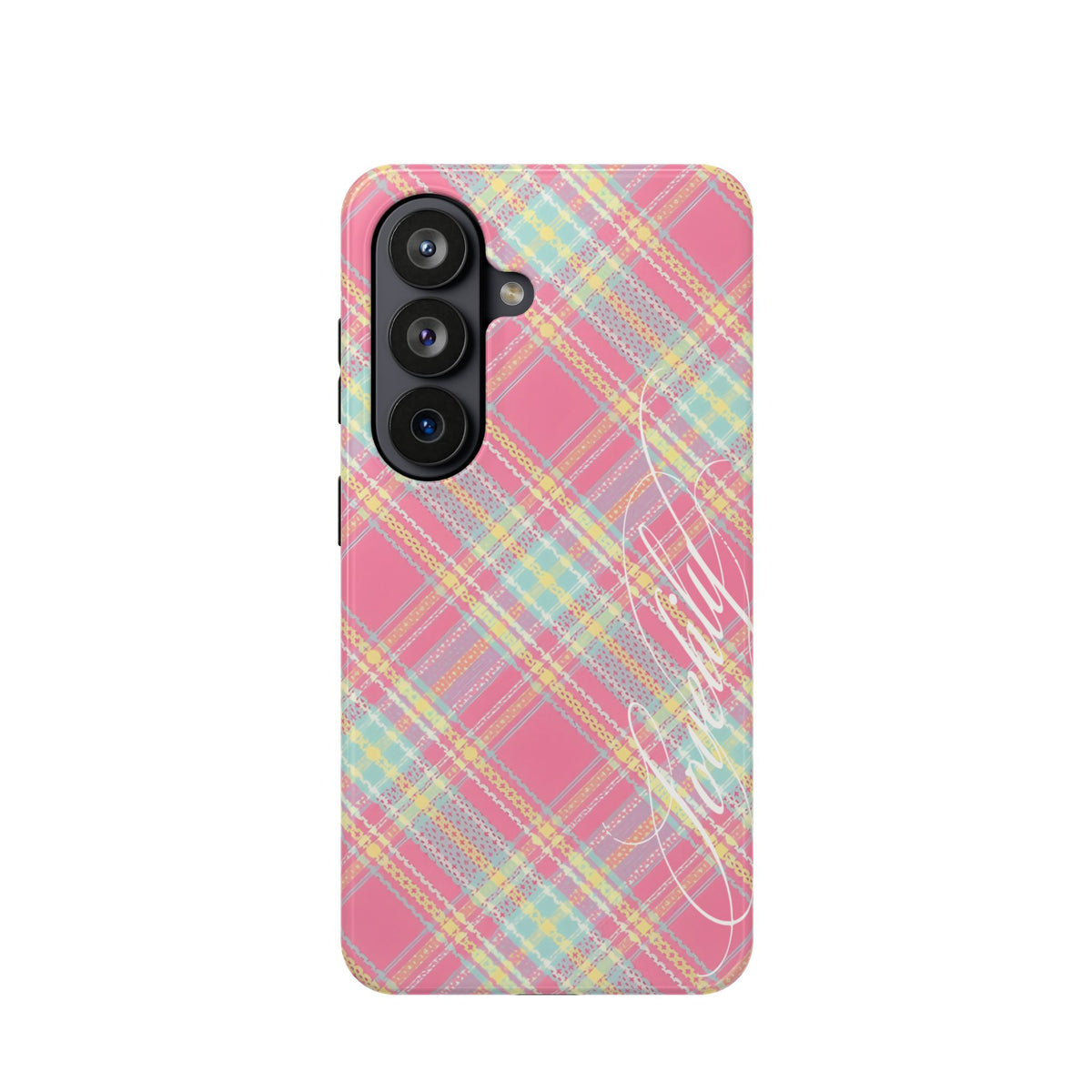 MAGSAFE plaid colorful! stacked phone case