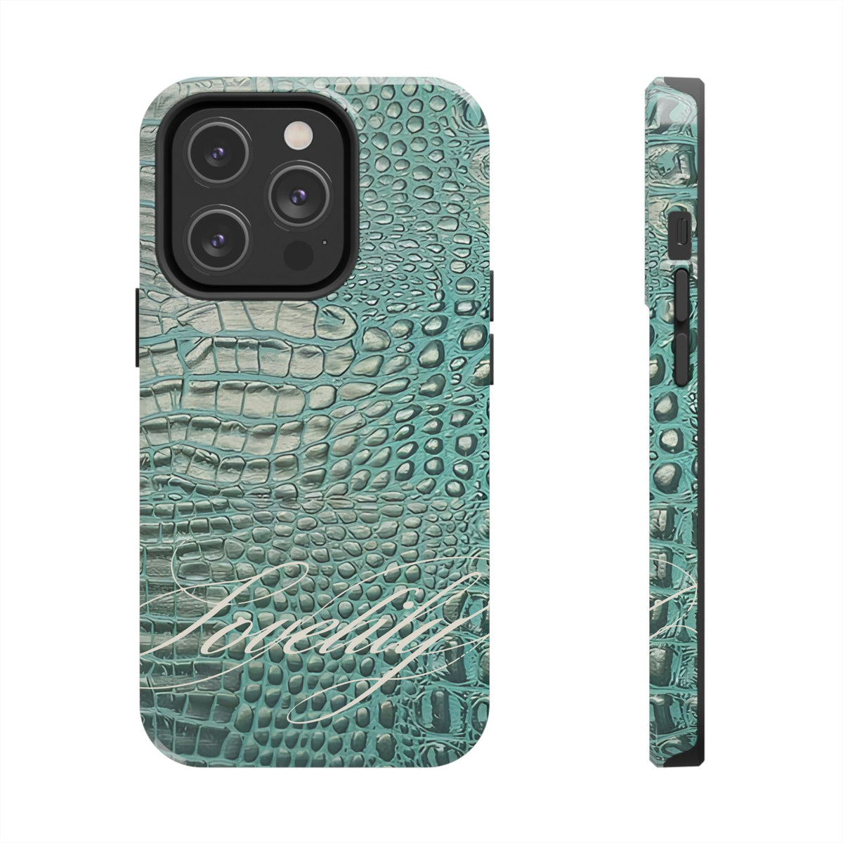 croc + orchuid stacked phone case