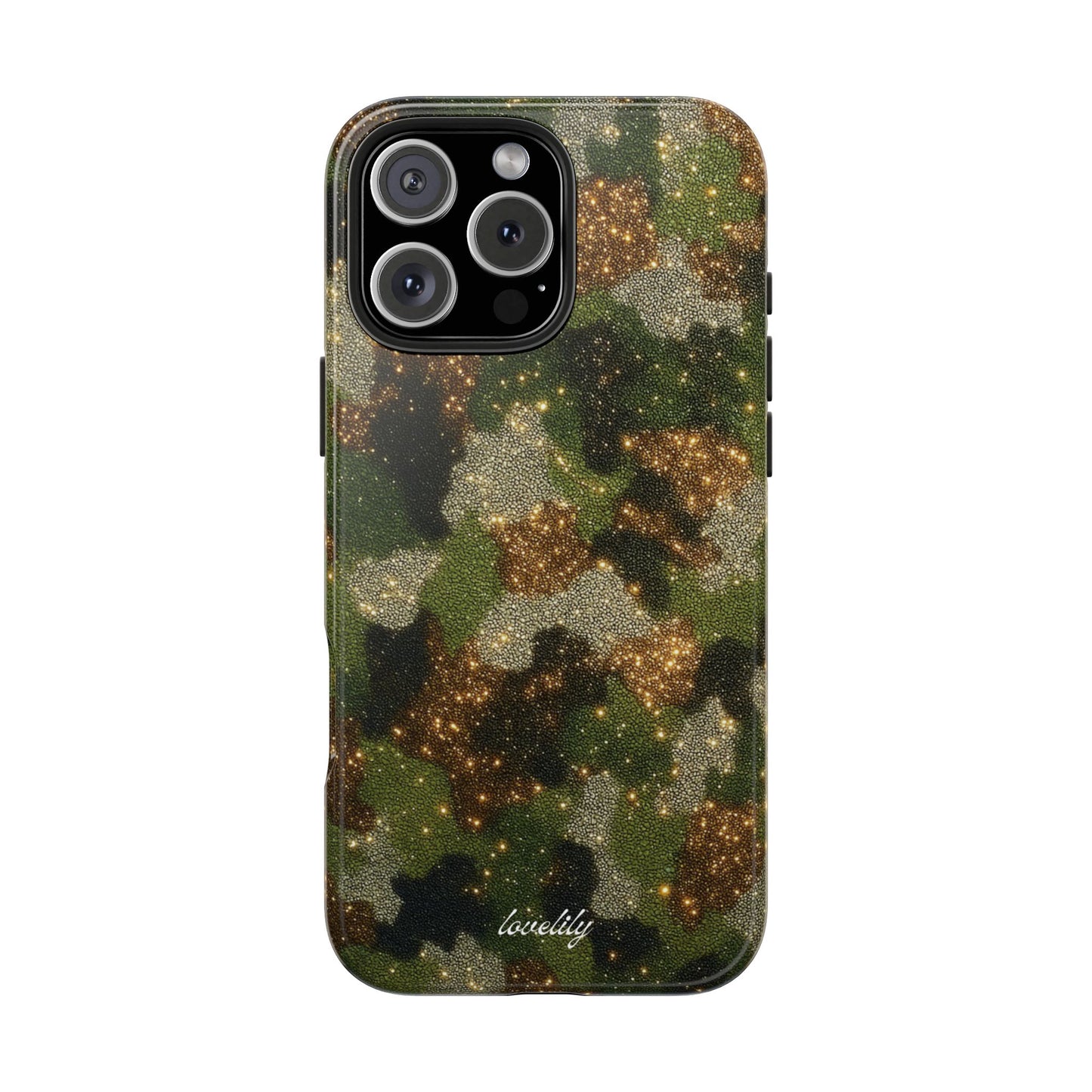 sparklie camo stacked phone case