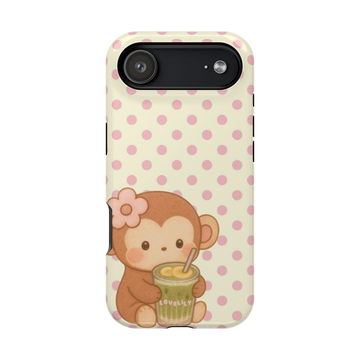 MAGSAFE banana matcha monkey! stacked phone case