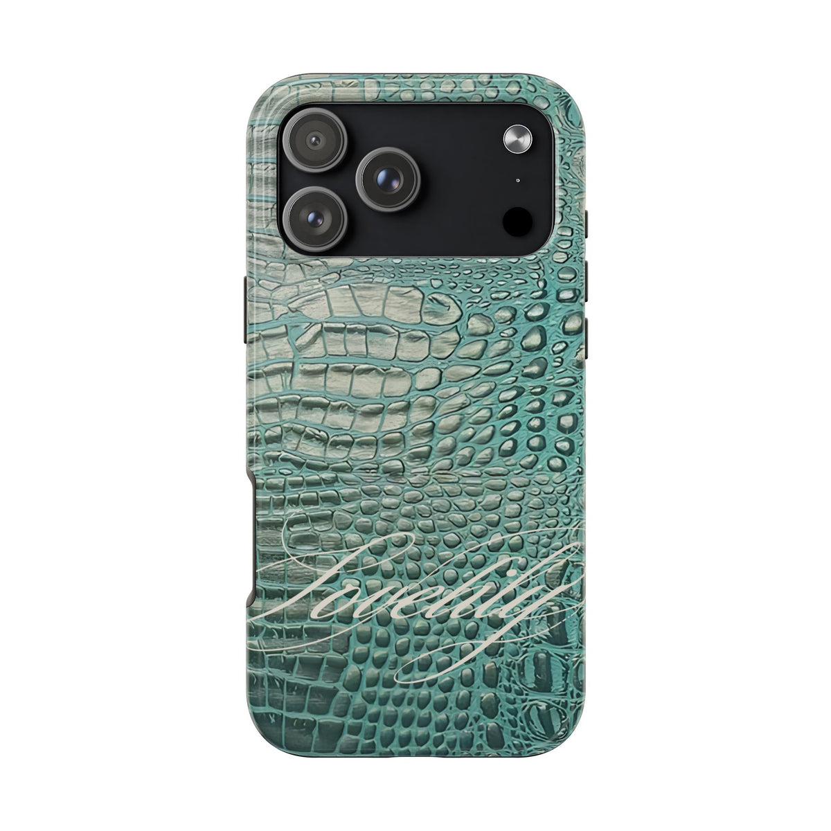 croc + orchuid stacked phone case