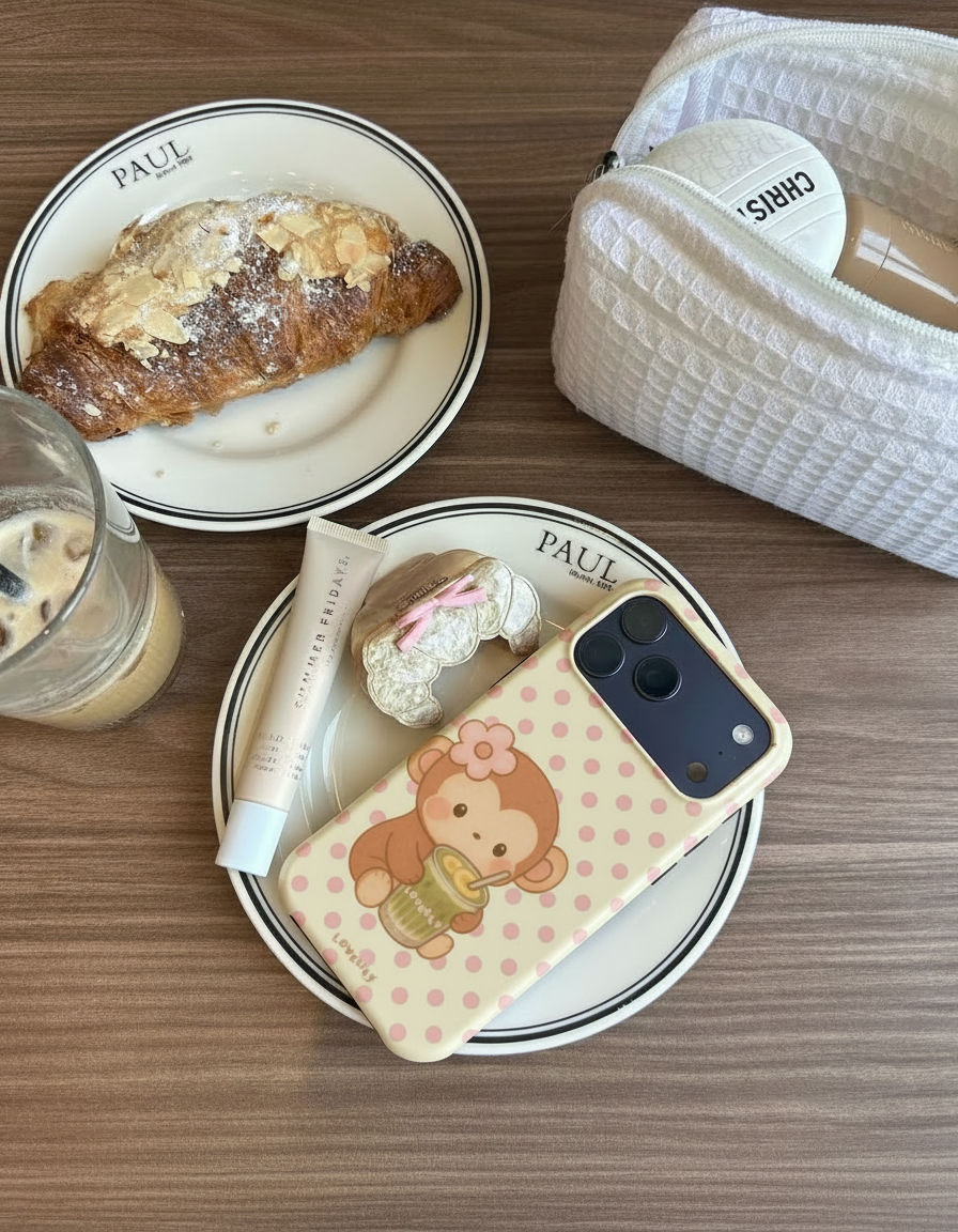 banana matcha monkey! stacked phone case – lovelilylittleshop banana matcha monkey! stacked phone case – lovelilylittleshop